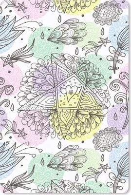Produktbild von MuchoWow® Mauspad Mousepad Mädchen - Blumen - Sterne - Muster - Mädchen - Kinder - Kinder 40x60 cm - Mousepads - Maus Mat - Pad - Mausunterlage - Schreibtisch Accesoire