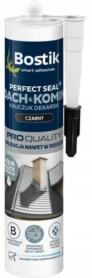 Produktbild von Dach- & Schornstein-Dichtmasse schwarz 290 ml Kartusche regenfest UV-beständig