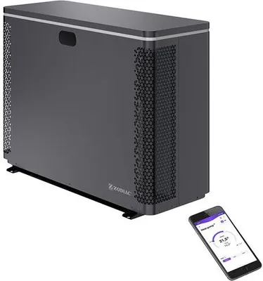 Produktbild von Z650iQ MD4, schwarz, Inverter, 3 Heizmodi, einphasig, Defrost, 7,5 kW, WLAN-Anbindung, Winterabdeckung