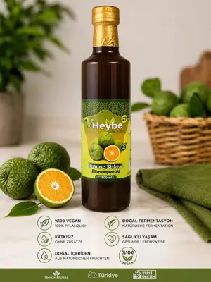 Produktbild von Heybe Bitterorangen Essig 500 ml – Natürlich fermentierter Fruchtessig