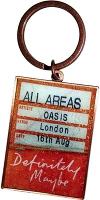 Produktbild von Oasis Definitely Maybe AAA Setlist Schlüsselanhänger