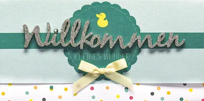 Produktbild von Geburt  Baby  Freudiges Ereignis  Lettering Surprise  GeldkarteGutsche
