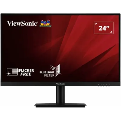 Produktbild von Viewsonic Value Series VA2405-H, 59,9 cm (23.6"), 1920 x 1080 Pixel, Full HD, LED, 4 ms, Schwarz