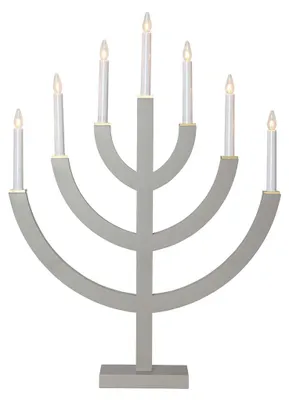 Image de Star Trading 220-23, Figure décorative lumineuse, Beige, Blanc, 7 ampoules, E10, 21 W