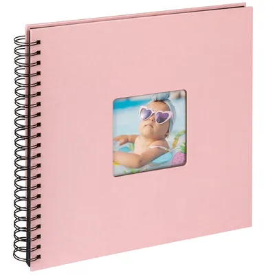 Obrázek produktu pro Spirálové album Walther Fun pink 30x30 cm s děrováním 50 černých stran