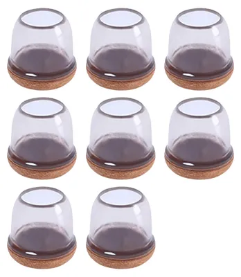 Produktbild von 8-teilige Stuhlbein-Bodenschoner mit Filz-Stuhlbeinkappen, Moebelbeinfuesse, Schutzabdeckung, schuetzt Hartholzboden, keine Laermkratzer