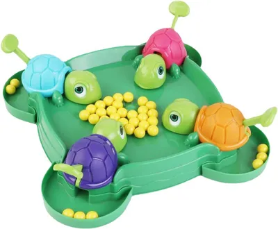 Produktbild von Hungry Hippos Game Kids, Hungry Turtles Game, Familienbrettspiele, Creative Launchers Game Partyspiel
