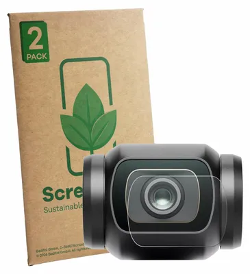 Produktbild von 2x ScreenLeaf Schutzfolie für DJI Osmo Pocket 4 (Linse) Displayschutz Display Schutz Folie Klar Transparent