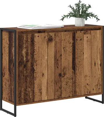 Immagine prodotto di vidaXL Mobile laterale in legno recuperato 96,5 x 30 x 75 cm Materiale a base di legno