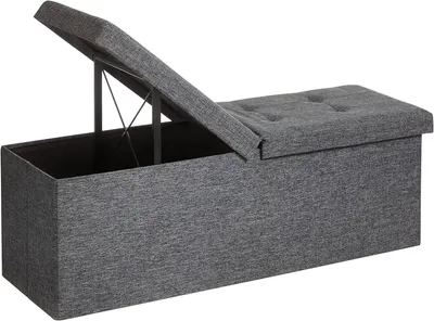 Produktbild von Sitzbank faltbar 300kg grau Leinen