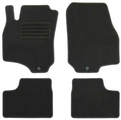 Fußmatten-Set für Opel Astra G Coupe, 09/2000-10/2004, 4-teilig, Schwarz