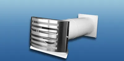 Produktbild von Abluft-Mauerkasten Exclusiv Alfa System: Ø 125 Ausführung: mit Teleskoprohr
