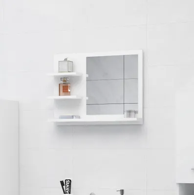 Zdjęcie produktu dla vidaXL Lustro łazienkowe białe 60x10,5x45 cm materiał drewnopochodny
