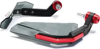 Produktbild von Motorrad-Handschutz, hochfester, stoßfester Lenker-Windabweiser für Motorrad, Rot