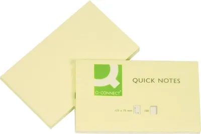 Produktbild von Haftnotizen 76x127mm 100 Blatt gelb Packung mit 12 Stück