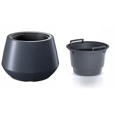 Obrázok produktu pre Prosperplast s.r.o. Kvetináč s vložkou HEOS antracit 43,6 cm
