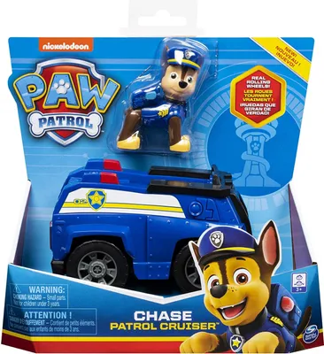 Obrázok produktu pre PAW Patrol PAW VHC BscV LwPrc Chase UPCX GML, Auto, Paw Patrol, 3 rok / roky, Čierna, Modrá, Biela
