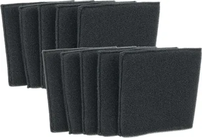Produktbild von vhbw 10x Staubsaugerfilter kompatibel mit Einhell TE-VC 3080 SACL, 4090 SACL, 5090 SACL Staubsauger - Schaumstofffilter Schwarz