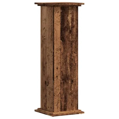 Produktbild von vidaXL Pflanzenständer Altholz-Optik 33x33x100 cm Holzwerkstoff
