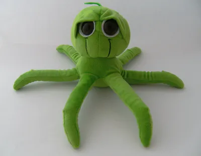 Produktbild von Stofftier Krake 40 cm, grün, Kuscheltier, Plüschtier, Tintenfisch Oktopus