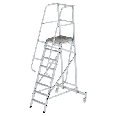 Produktbild von MUNK Plattformleiter fahrbar 8 Stufen