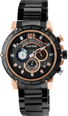 Produktbild von Raptor Limited Chronograph "Rakan" mit Edelstahlband