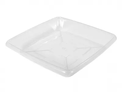 Image de Soucoupe AIR SQUARE plastique transparent 39x39cm