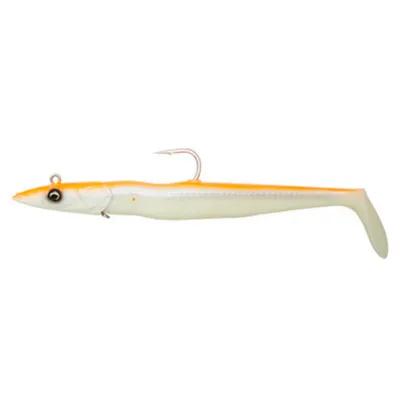 Immagine prodotto di Savage Gear Sandeel V2 21.5Cm 140G Orange Glow 2+1 Esche di Mare
