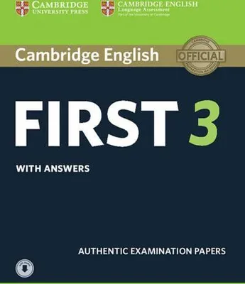 Obrázek produktu pro Cambridge English First 3. Student's Book with answers and downloadable audio