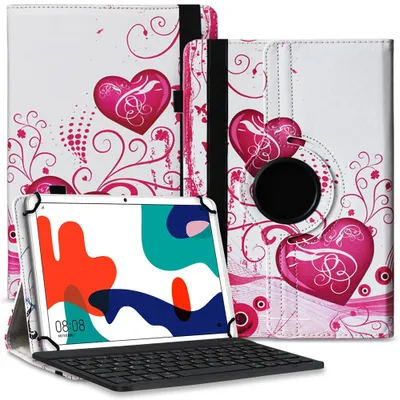 Produktbild von Tablet Tasche für Blackview Tab 90 Tastatur Hülle Case Bluetooth 360° DrehbarFarbe Uni 360 Taschen:Motiv 5