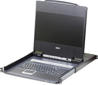 Image de Aten CL6700MW 1U noir Commutateur clavier/vidéo/souris (KVM)