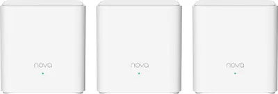 Zdjęcie produktu dla Zestaw 3 routerów bezprzewodowych, Tenda, Nova MX3, WiFi 6/WLAN, 300Mbit/s-1201Mbit/s, Alb