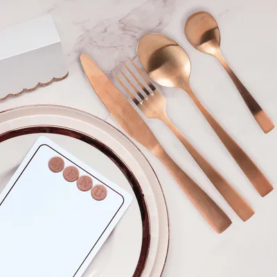 Obrázek produktu pro Sada příborů HDF KA2863 16ks, měděná