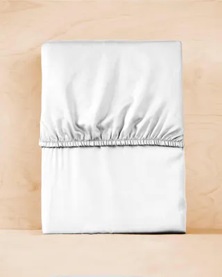 Obrázok produktu pre Prestieradlo, prestieradlo, mikrosatén, dobrá kvalita 180x200cm Biele