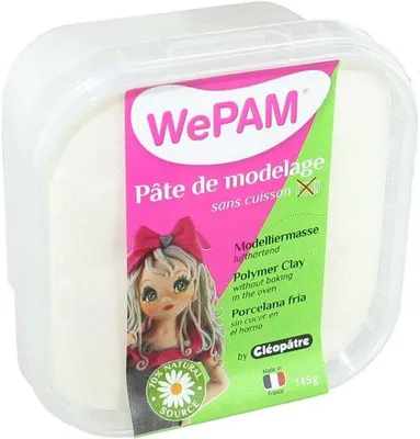 Productafbeelding van Boetseerklei luchthardend - Koud porselein - Creatief knutselen - Hittebestendig en stootvast - 145 gram - Kleurloos