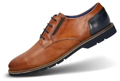 Immagine prodotto di Bugatti, scarpe stringate da uomo, modello 311-ARZ02, color cognac, taglia 42