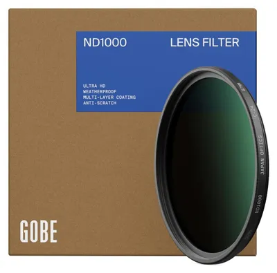 Produktbild von ND-Graufilter Neutraldichtefilter Graufilter - 62 mm - 10 Blendenstufen - Farbneutral - Fixes Graufilter - Für Langzeitbelichtung bei hellem Licht