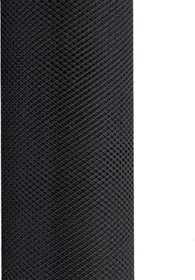 Produktbild von 9m Rolle Tüll 30cm, Farbauswahl:schwarz 030