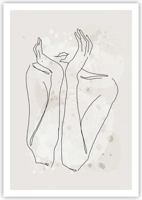 Produktbild von Poster - Poster ohne Rahmen - Grafik Frau Licht - 70x100 cm - Wand Bild - Wanddeko - Wandbilder - Kunstposter - Wandposter - Bilder - Kunstdruck - Wanddekoration - Wandbild - P2XPA70x100-4656