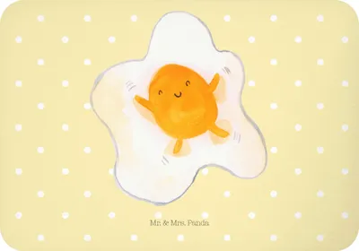 Produktbild von Mr. & Mrs. Panda magnet Spiegelei Ei - Gelb Pastell - Geschenk, haftmagnet, Schön, Lustige Sprüche, Liebe, Kühlschrankmagnet, whiteboardmagnet, Glücklich, zettelhalter