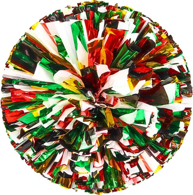 Produktbild von 6 Stück Cheerleading-Pom-Poms Mit Einfach Zu Greifendem Ring, Sport-Tanz-Cheer-Plastik-Pom-Poms Cheerleading Für Sport-Teamgeist-Jubel(Gemischt)