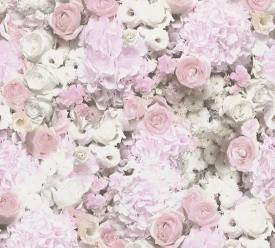 Produktbild von A.S. Création Rosentapete Trendwall 2 florale Tapete Vliestapete rosa weiß 10,05 m x 0,53 m