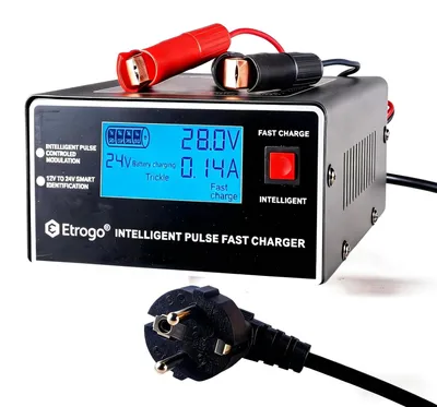 Image de Chargeur de batterie à impulsions - 10 A - Chargeur d'entretien - Réparation - 250 W