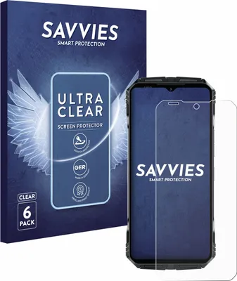 Produktbild von 6x Für Doogee S118 Pro Schutzfolie Savvies Displayschutz Display Schutz Folie Klar Transparent