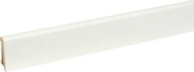 Produktbild von Sockelleiste S0401 GG15-20 massiv Buche weiß deckend lackiert 2400 x 40 x 11,4 mm