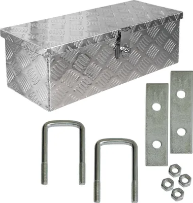 Immagine prodotto di Cassa Box Cassapanca Alluminio degli Attrezzi Utensile Transportino D025 materiale di montaggio trucky