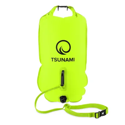 Produktbild von TSUNAMI Aufblasbare Schwimmboje, Sicherheitsboje mit Trockentasche, 2 in 1, grün