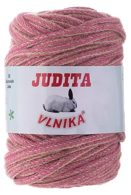 500g Makramee-Garn Judita 7mm x 80 m 023 beige | pink