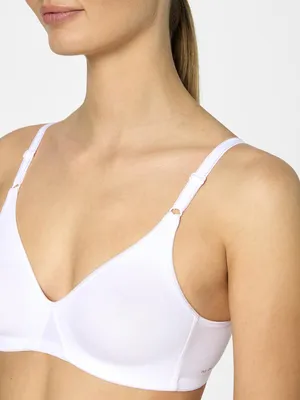 Produktbild von Nur Die Baumwoll BH bügelloser doppellagiger Softcup-BH Bra weich bequem unsicht