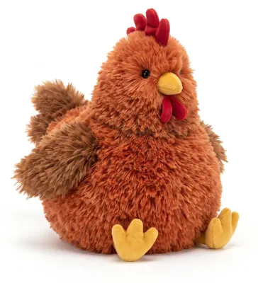 Produktbild von Huhn Plüschtier 20cm Kuscheltier Plüschfigur Stofftier Kinder Geschenk Spielzeug süßes Cartoon Hühnchen weich